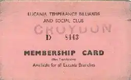 membership card